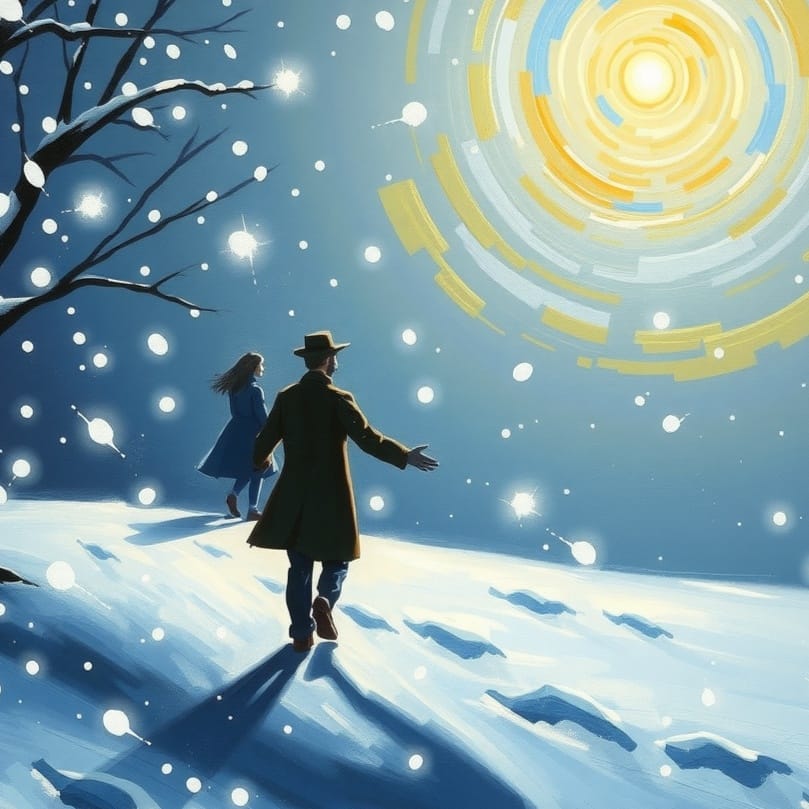 雪の静寂な夜
