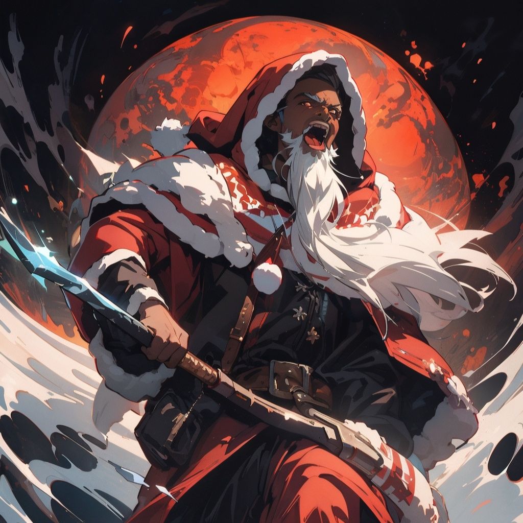 Oh no, Santa's here!