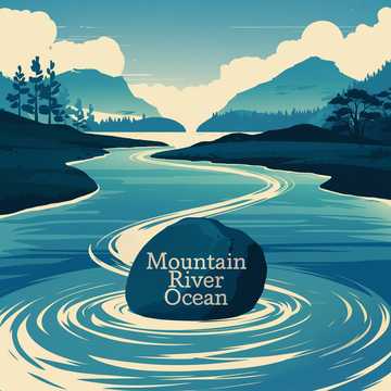 Mountain River Ocean
