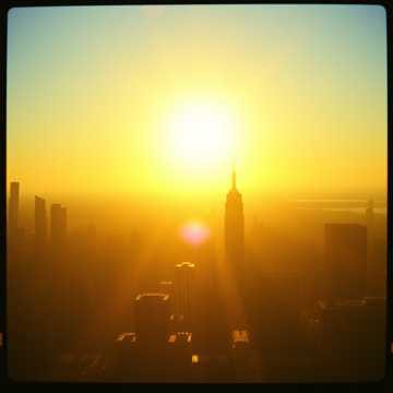 Sunshine dans la ville