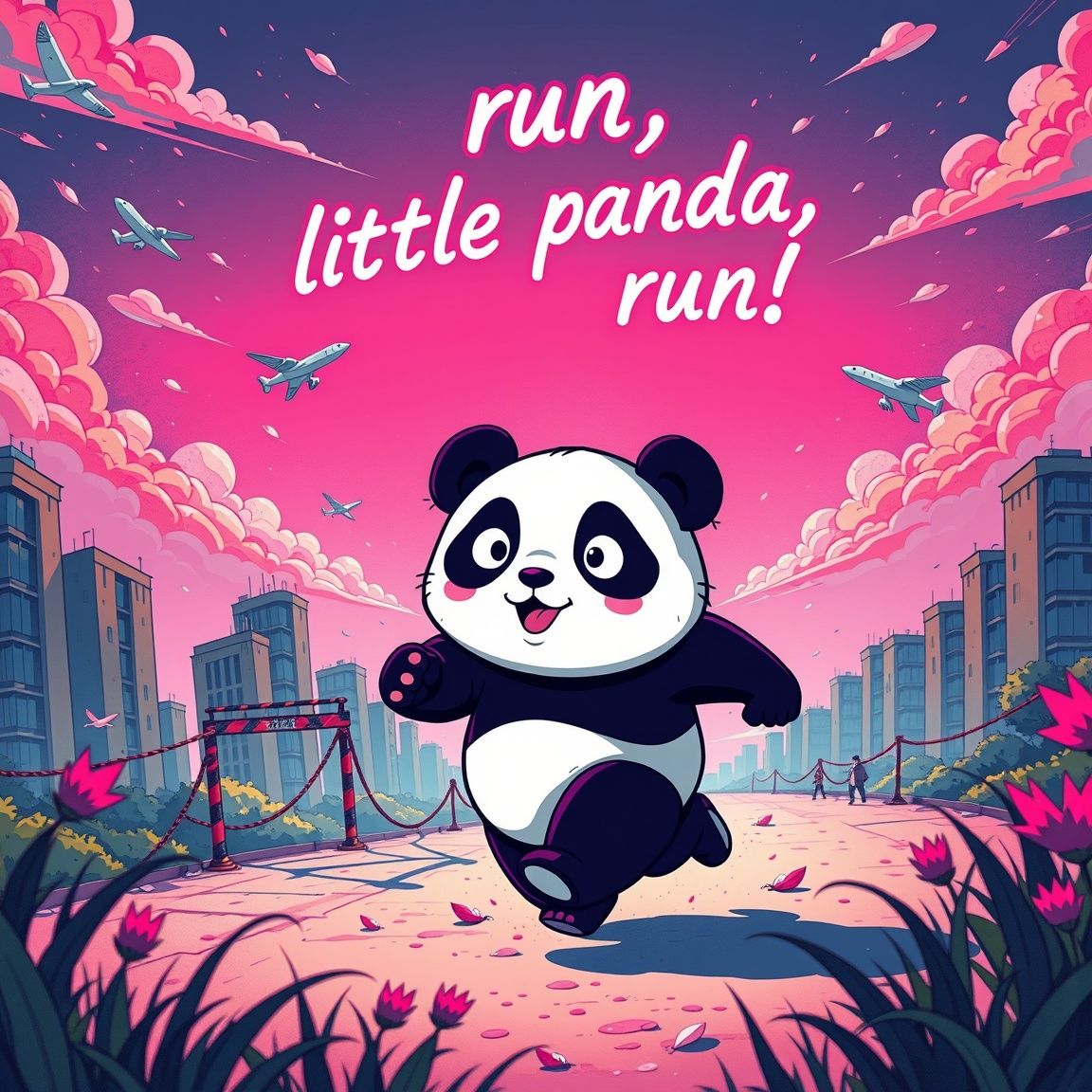 run, little panda, run!