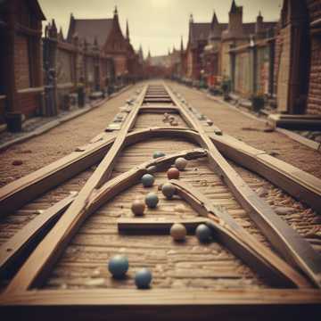 Die rollreise in die Zeit