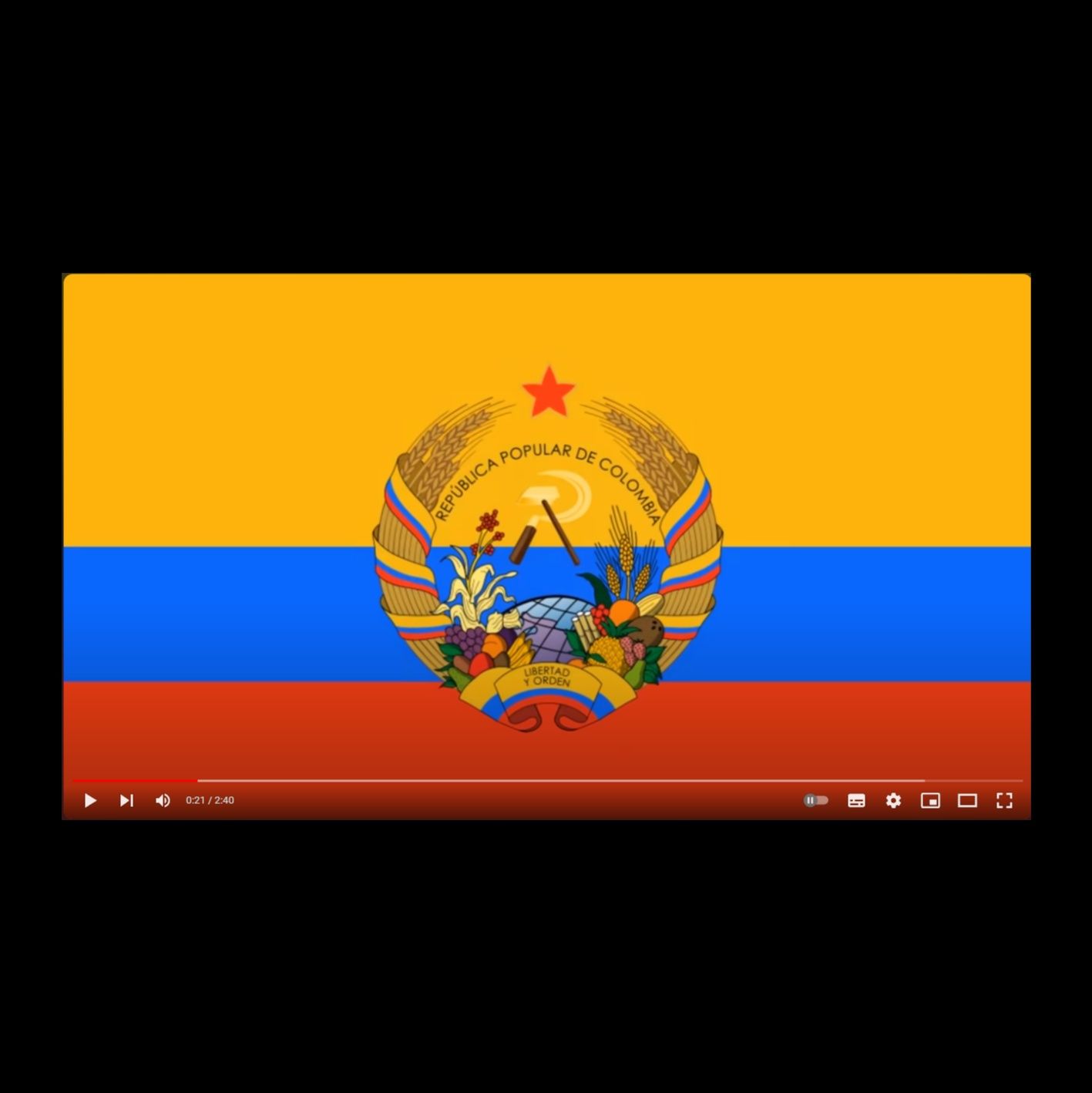 La Bandera Roja de Colombia