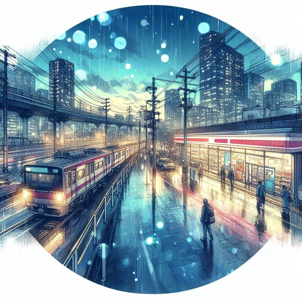 ←→ベッドの上←→コンビニのレジ←→電車の座席←→