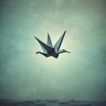  "纸鹤的重量" (The Weight of Paper Cranes)