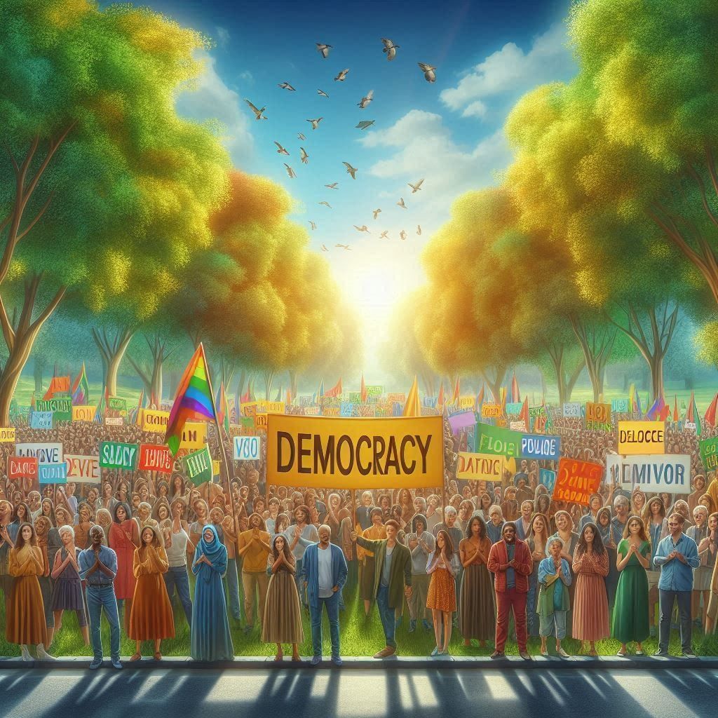 Geh wählen - Demokratie