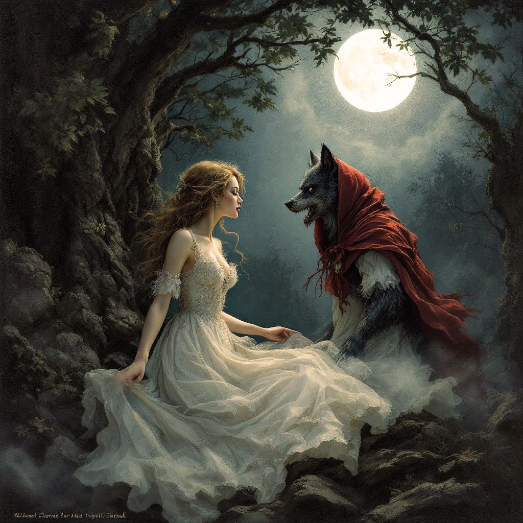 Kırmızı Başlıklı Kurt - Red Riding Hood Wolf - Turkish Fairy Tale Series 3