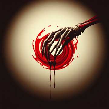 glistening blood 