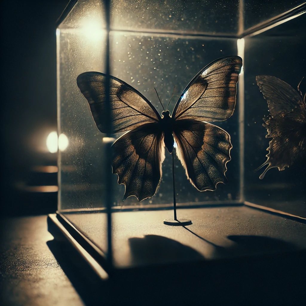 標本の翅(butterfly specimen wings)