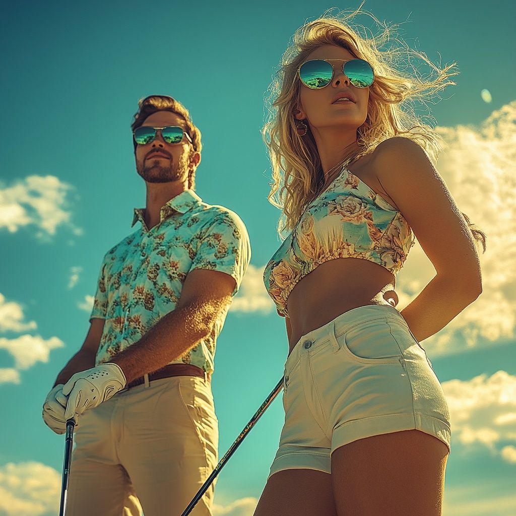 Гольф и любовь. Golf and love.