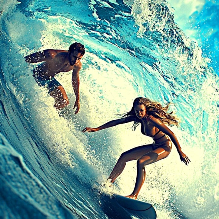 Отчаянным Surfing