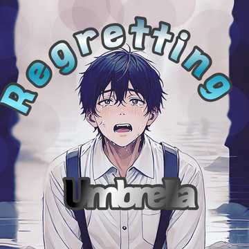 Regretting umbrella☂️