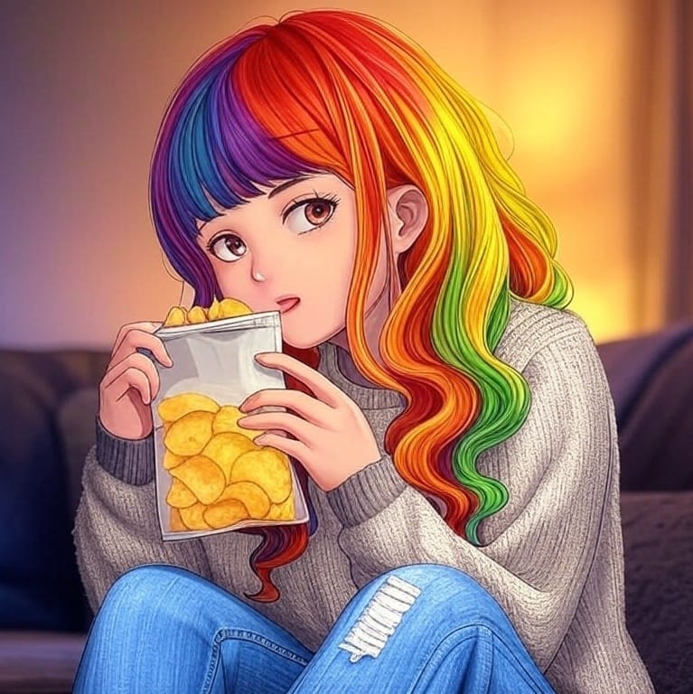 深夜的洋芋片