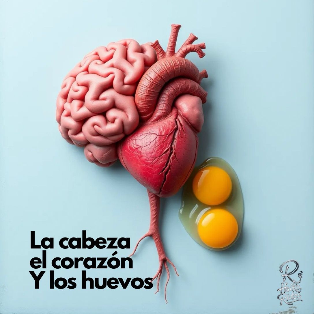 La cabeza el corazón y los huevos