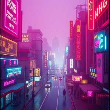 네온 도시 (Neon City)