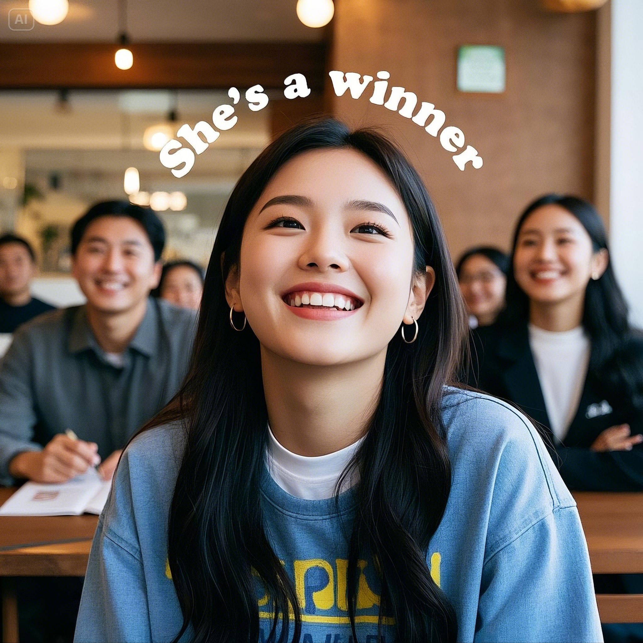 She's a winner