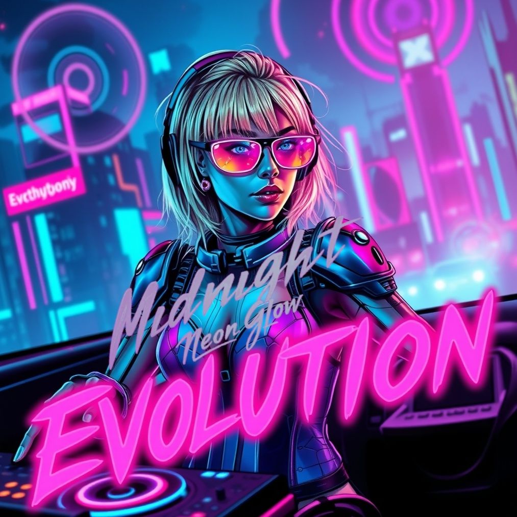 Midnight Neon Glow - Evolution - MoonRider SoundArt #23