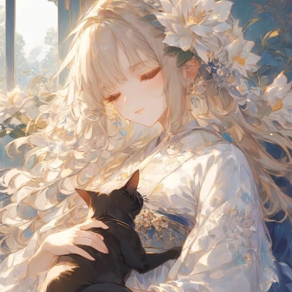 White Lily, Black Cat 