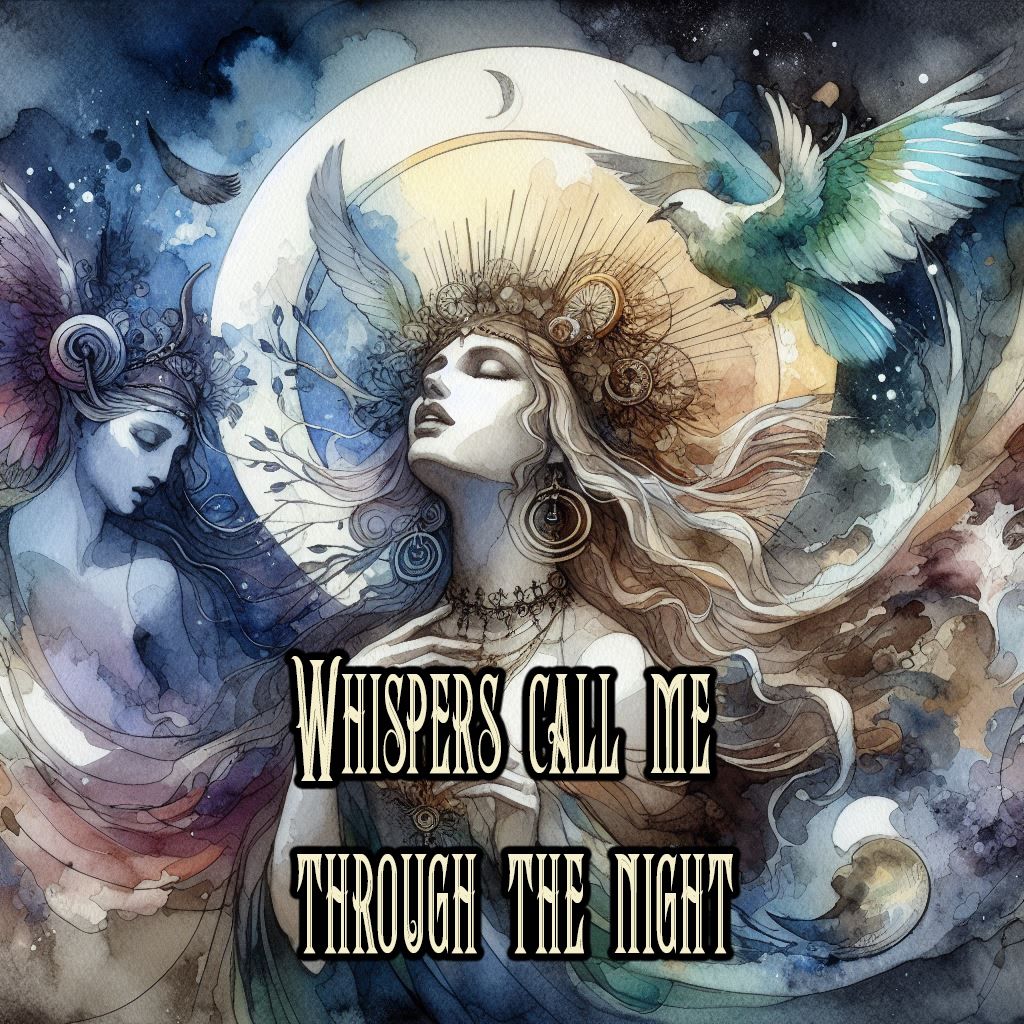 Whispers call me through the night  