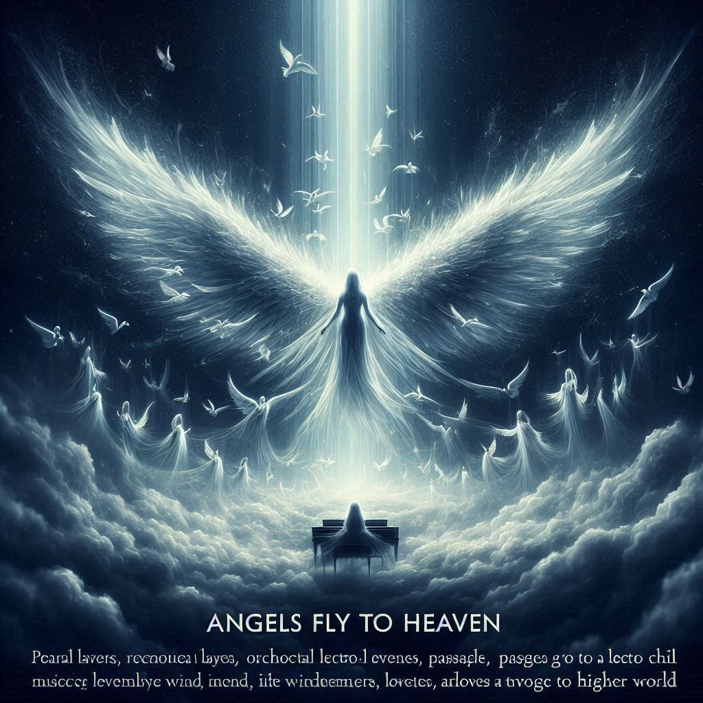 Les anges s'envolent vers le ciel