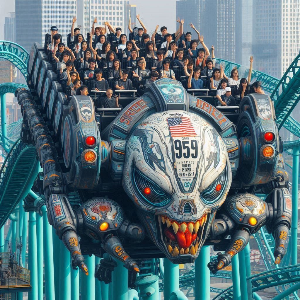 Roller coaster ride