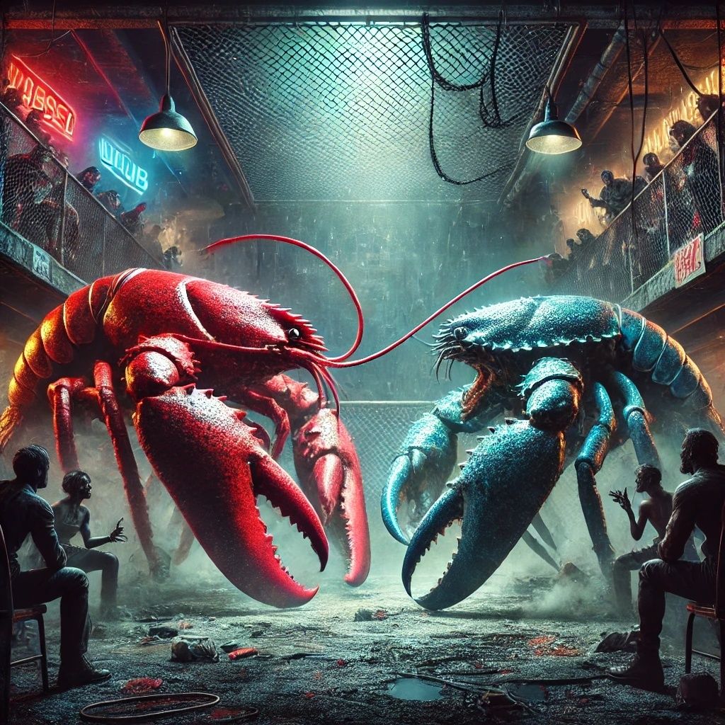 Crustacean duel