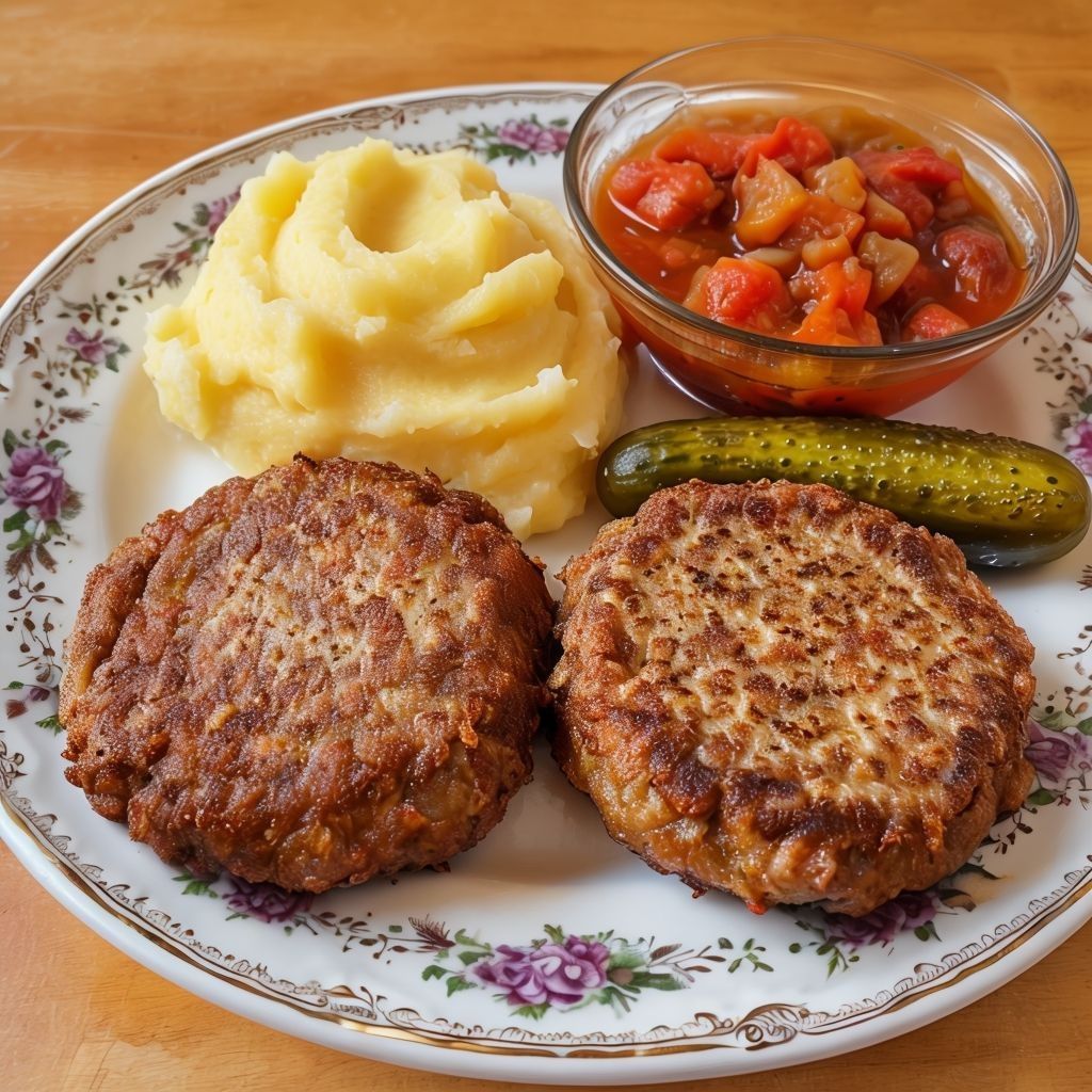 Котлеты с пюрешкой