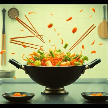 “Wok ‘n’ Fight"  ( nevzdávej to a žer )