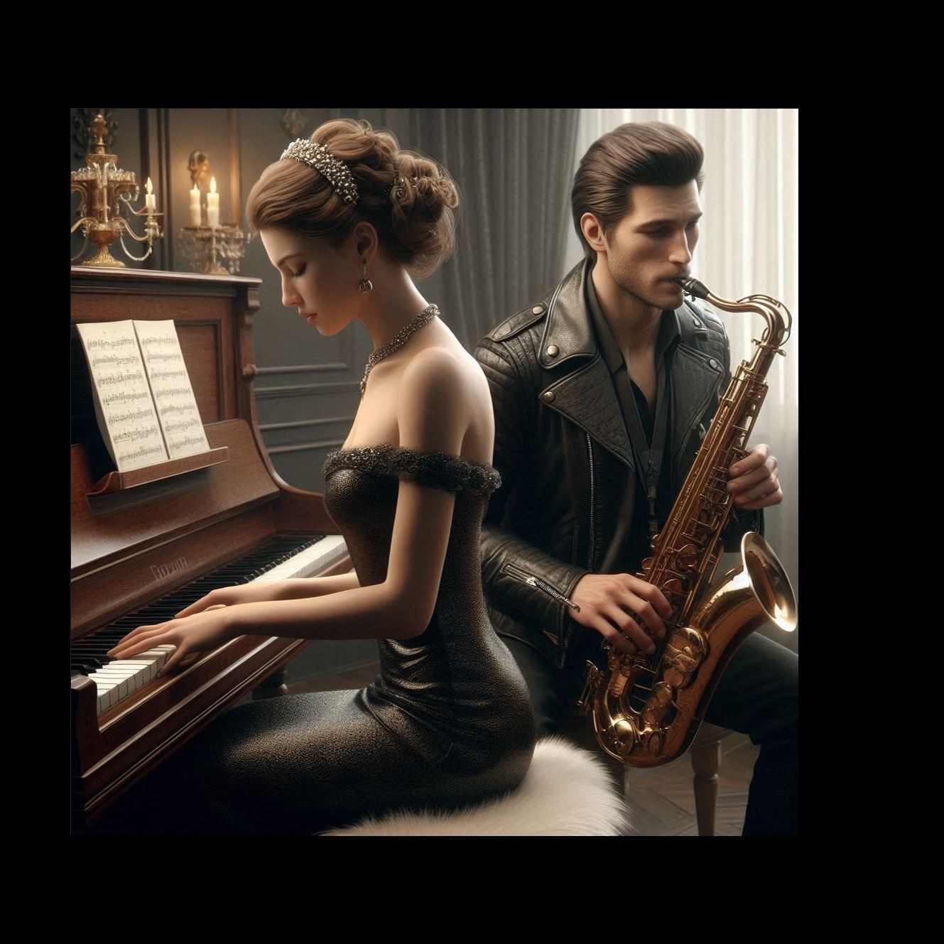 Piano and a bit sax
