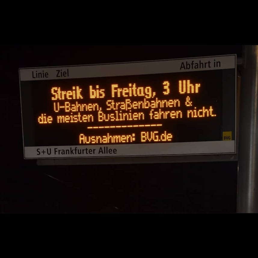 BVG-Streik