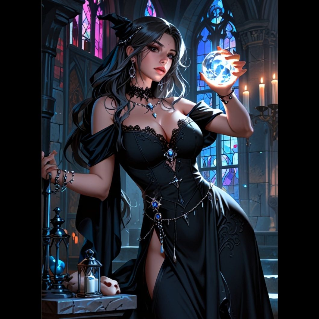 🌑 The Sorceress of the Black Wind!  ⊹₊⋆✧˖🕯️°. [FINALLY, THE ENGLISH VERSION]