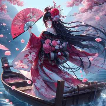満開桜