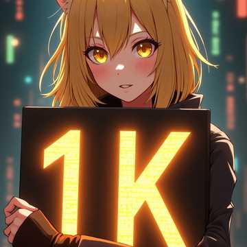 1k in the Digital Sun-O