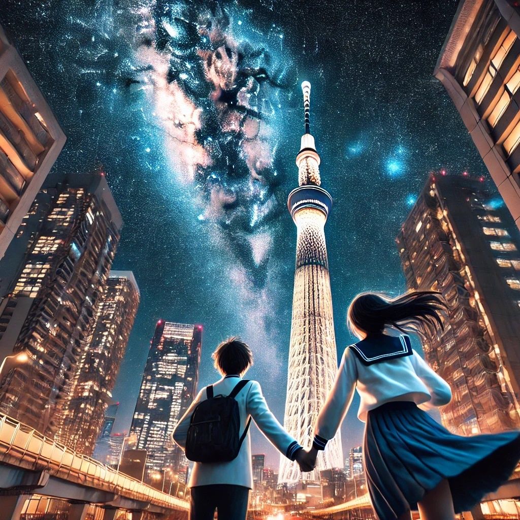 東京夜空的銀河