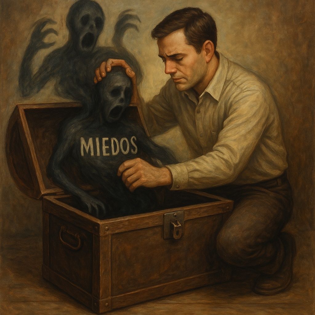 Soy un hombre que guarda sus miedos,