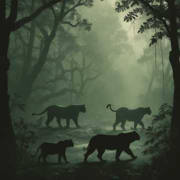 צלליות בחשכה (Silhouettes in the Dark)