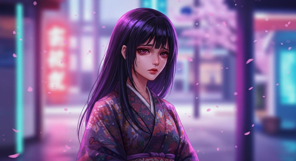 The icy wind tears through the night