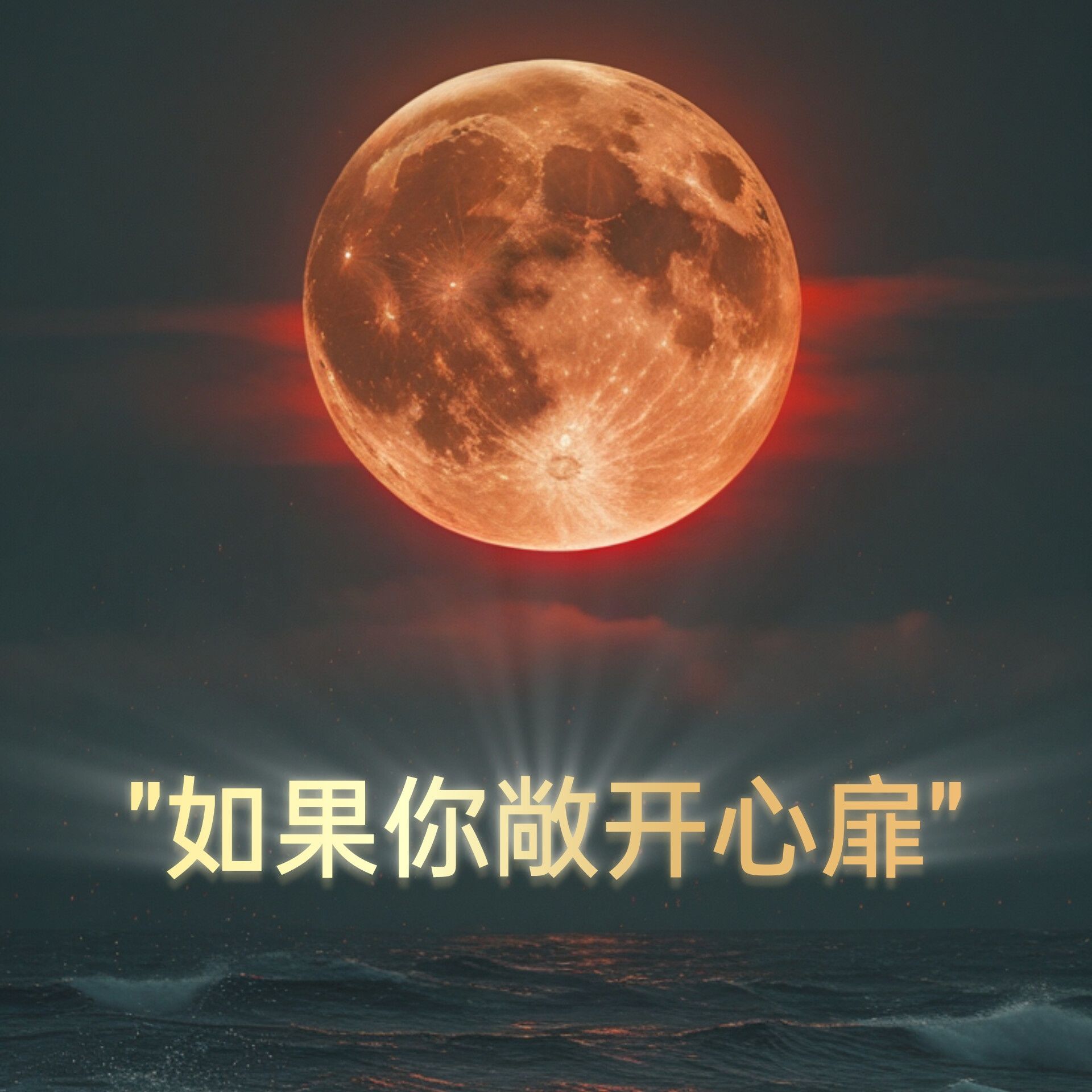 "如果你敞开心扉"

