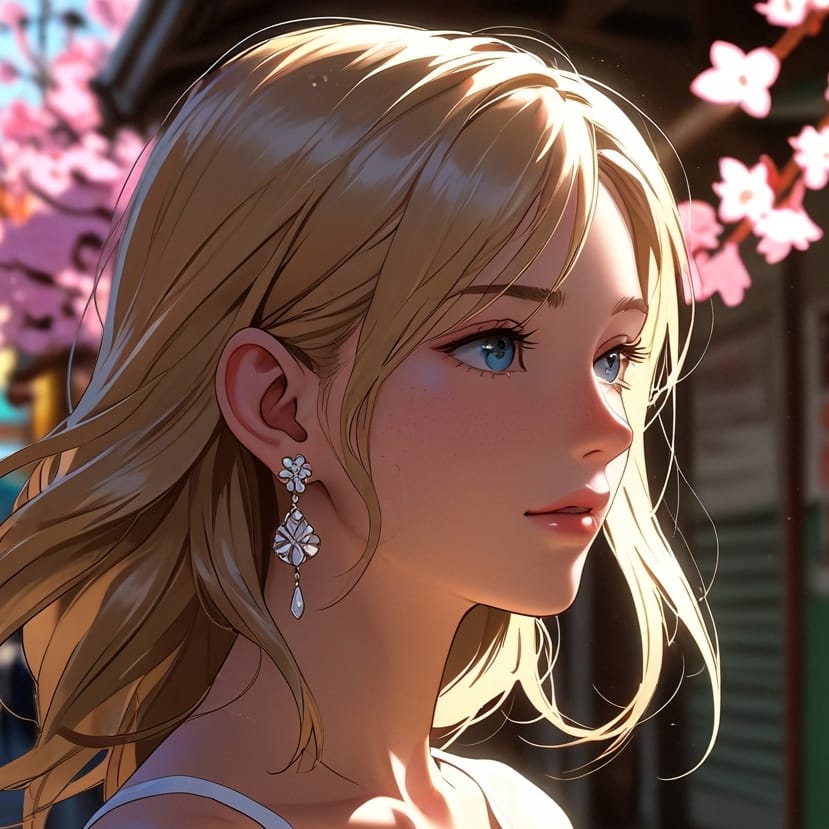Harajuku Cherry Blossom Girl (原宿の桜少女)