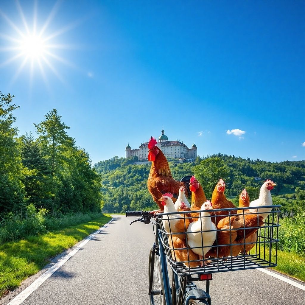 CZ - Drůbež na výletě ( Poultry on a trip )