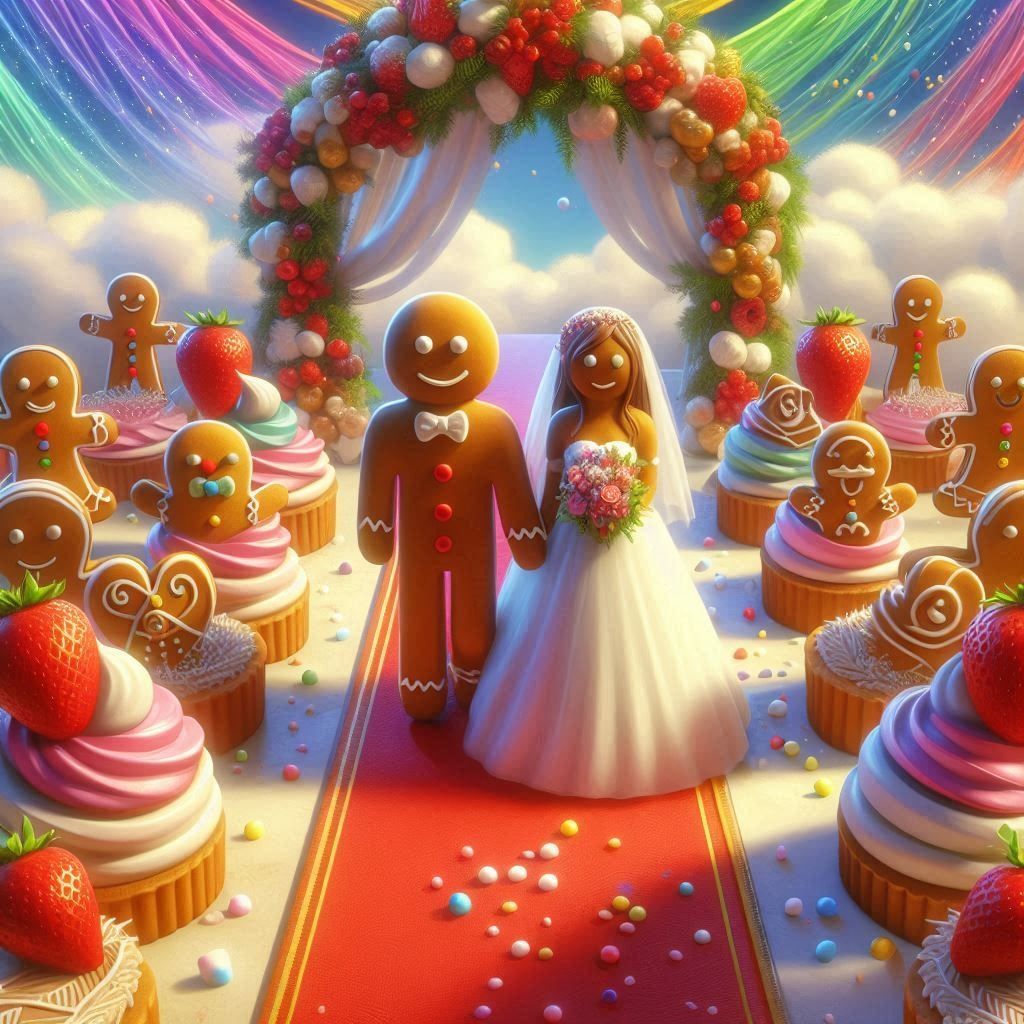 薑餅人結婚典禮