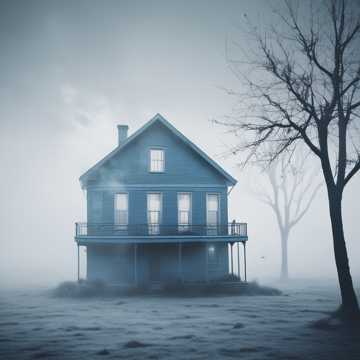C'est une maison bleue