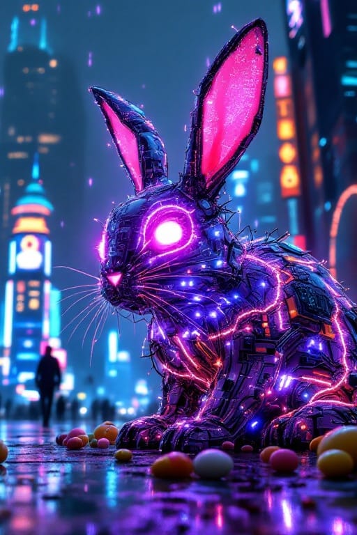 Techno-Ei - Frohe Ostern