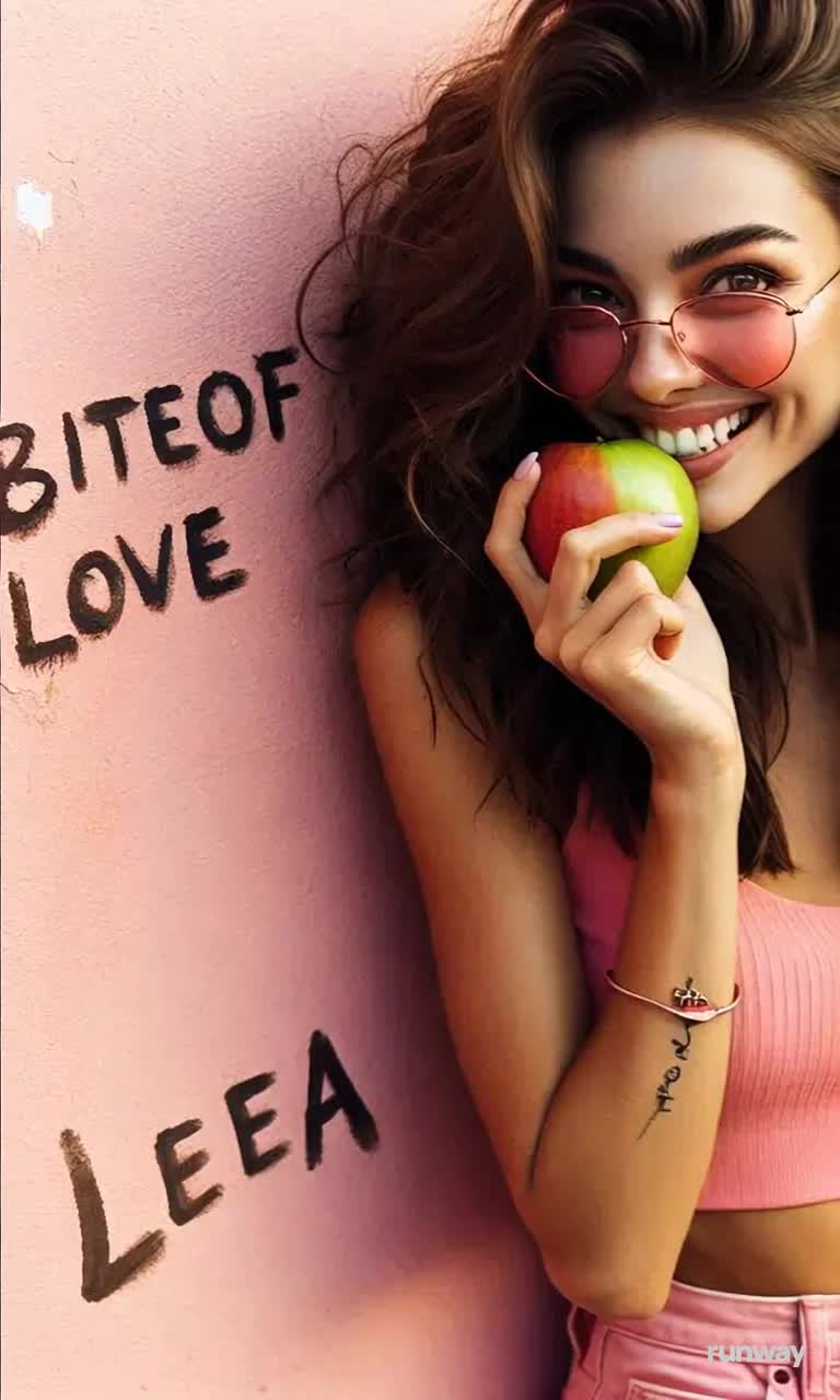 Bite of Love 🍏🩷 #SoundSeasons