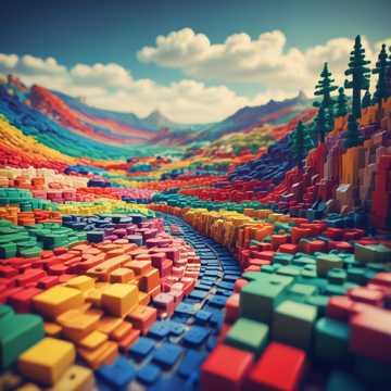 Neue Welt aus LEGO-Steinen