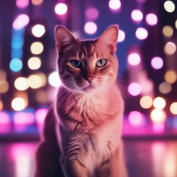 Стильный кот