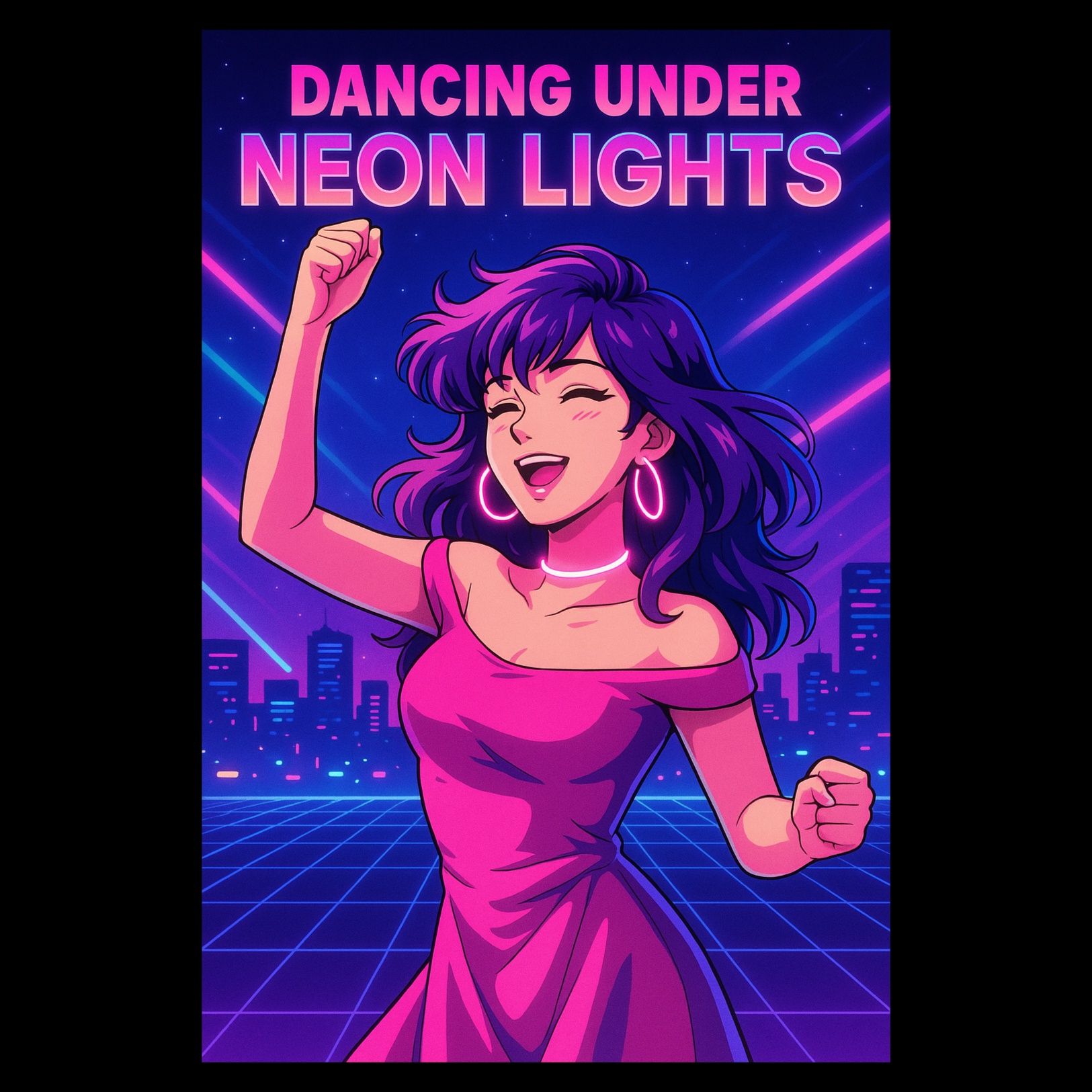 Dancin' Under Neon Lights V3 (80's, Disco)