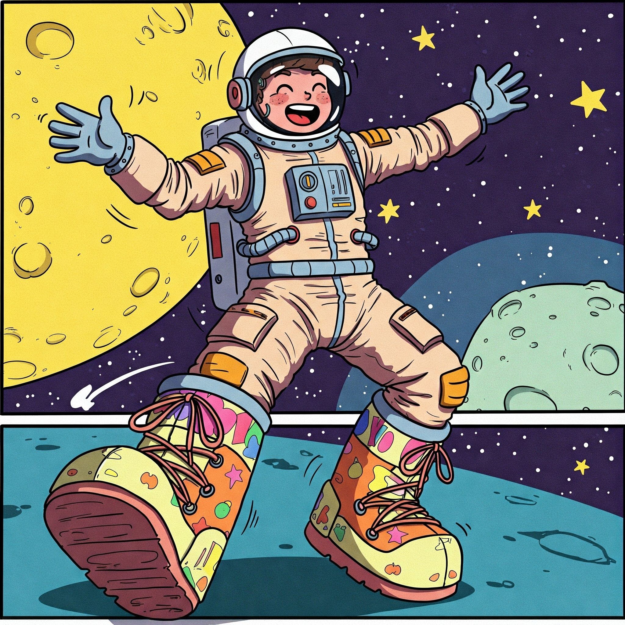 Funky Moon Boots