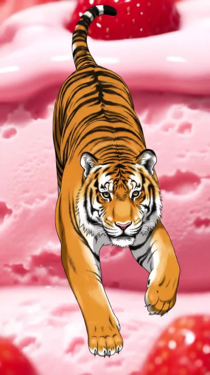 Tiger and Ice Cream