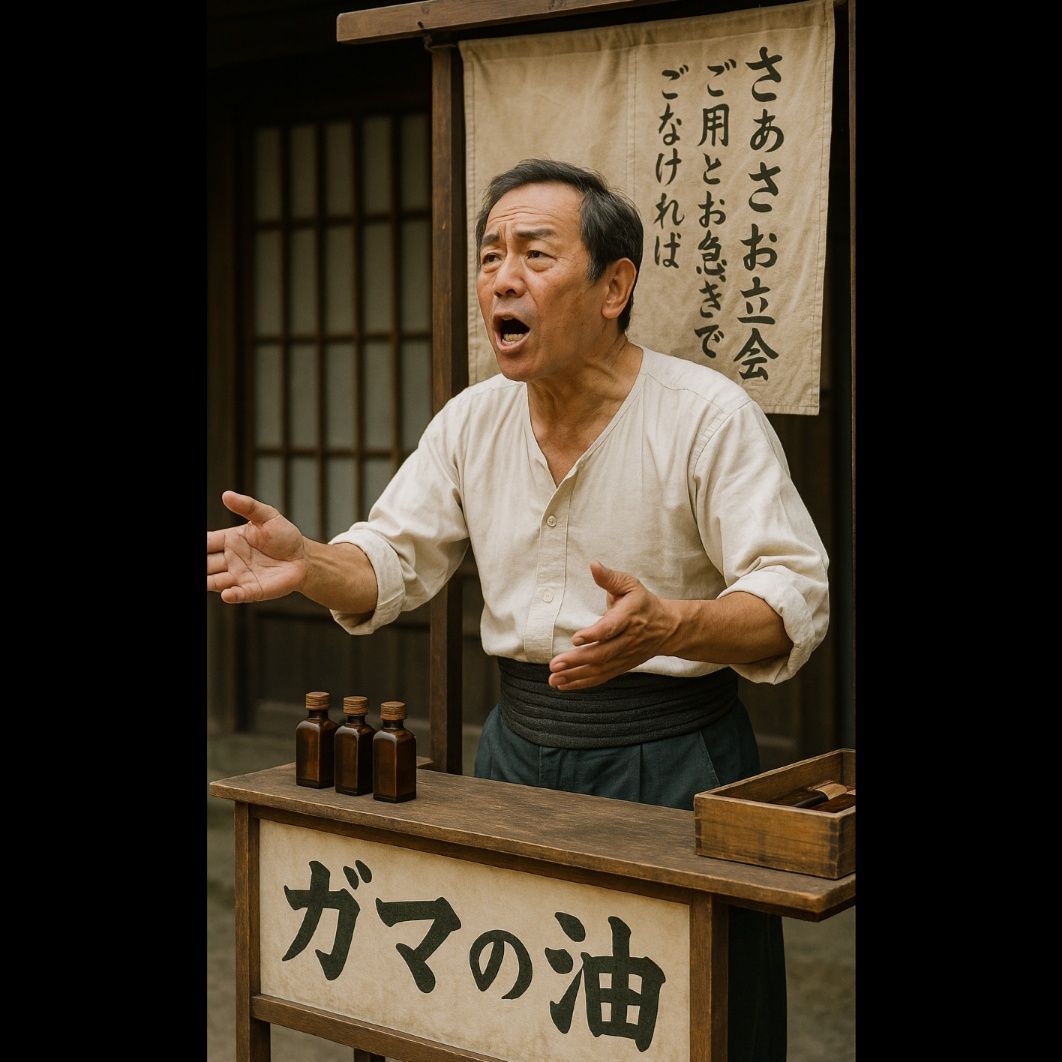 口上 蝦蟇の油売り